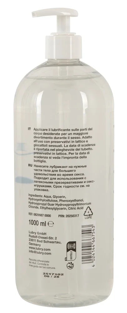 1000 ml Gleitgel für intime Momente – ideal mit Kondomen & Sextoys, diskret & hautfreundlich