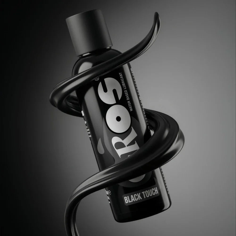 Roses Black Touch wasserbasiertes Gleitgel in schwarzem Design für intime Momente
