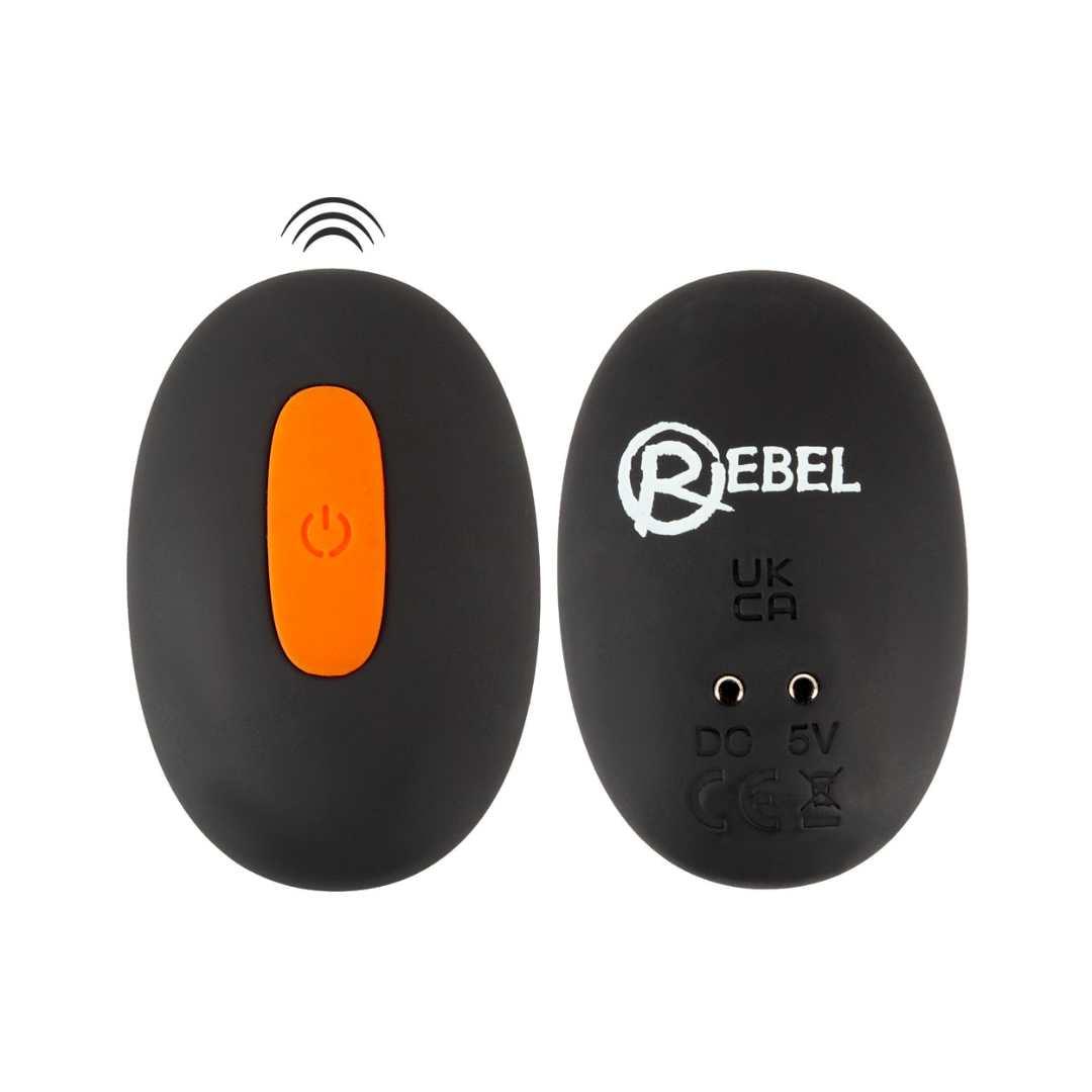 Penis- und Hodenring "RC Scrotum Stimulator" aus Silikon - mit Vibration Ø 4.6 cm (Schwarz) - loveiu.ch