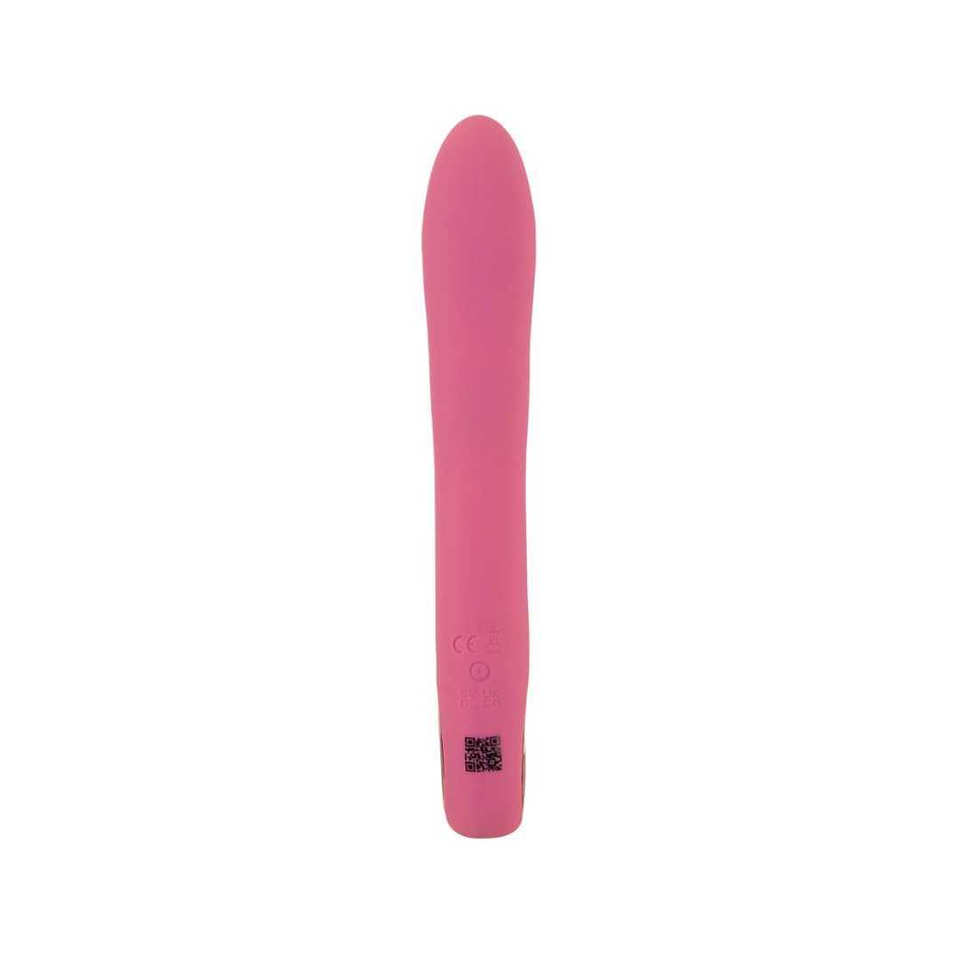 G-Punkt Vibrator "Slim G-Spot" aus Silikon - mit Ring-Griff 21.4 cm (Pink) - loveiu.ch