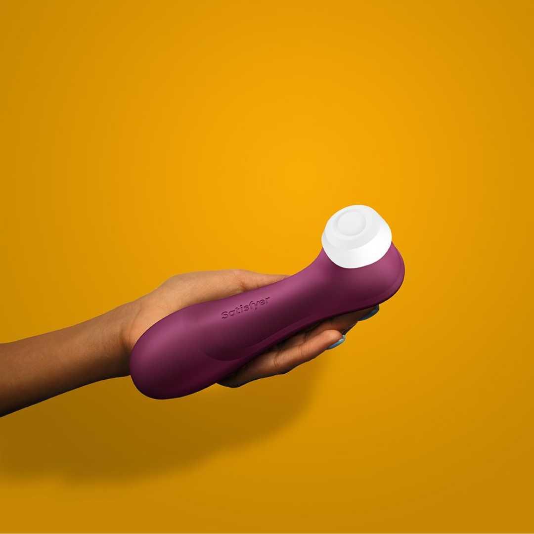 SATISFYER Auflegevibrator "Pro 2 Generation 3" - Airpulse-Technologie 16.4 cm (rot) - loveiu.ch