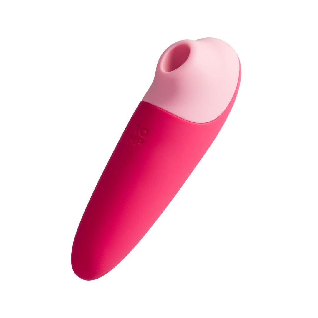 Auflegevibrator "Shine X" aus Silikon - Pleasure Air Technologie 14.2 cm (pink) - loveiu.ch