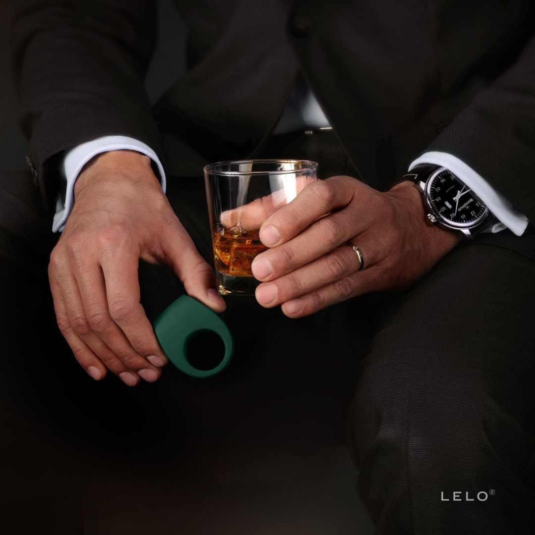 Penisring "LELO Tor 2" aus Silikon - mit Vibration Ø 2.9 cm (grün) - loveiu.ch