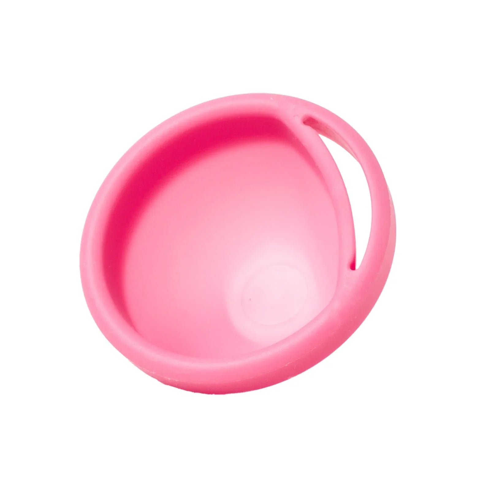 Rosa Silikon-Vibrator mit Griff für intime Momente