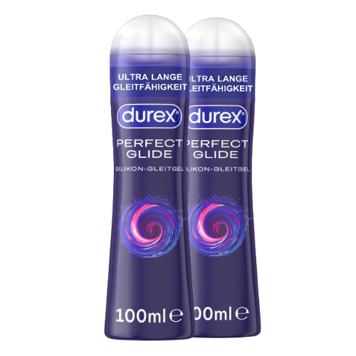 2-Pack Lubricant "Play Perfect Glide" - Silicone-Based (2x100ml) by Durex