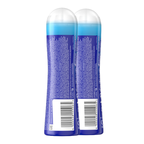 Pack de 2 gels lubrifiants "Lubrifiant Play Feel" - à base d'eau (2x100ml) de Durex