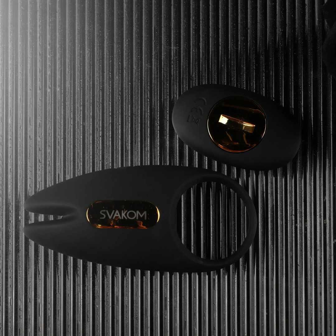 Penisring "Winni 2" aus Silikon - mit Fernbedienung Ø 3 cm (schwarz) - loveiu.ch