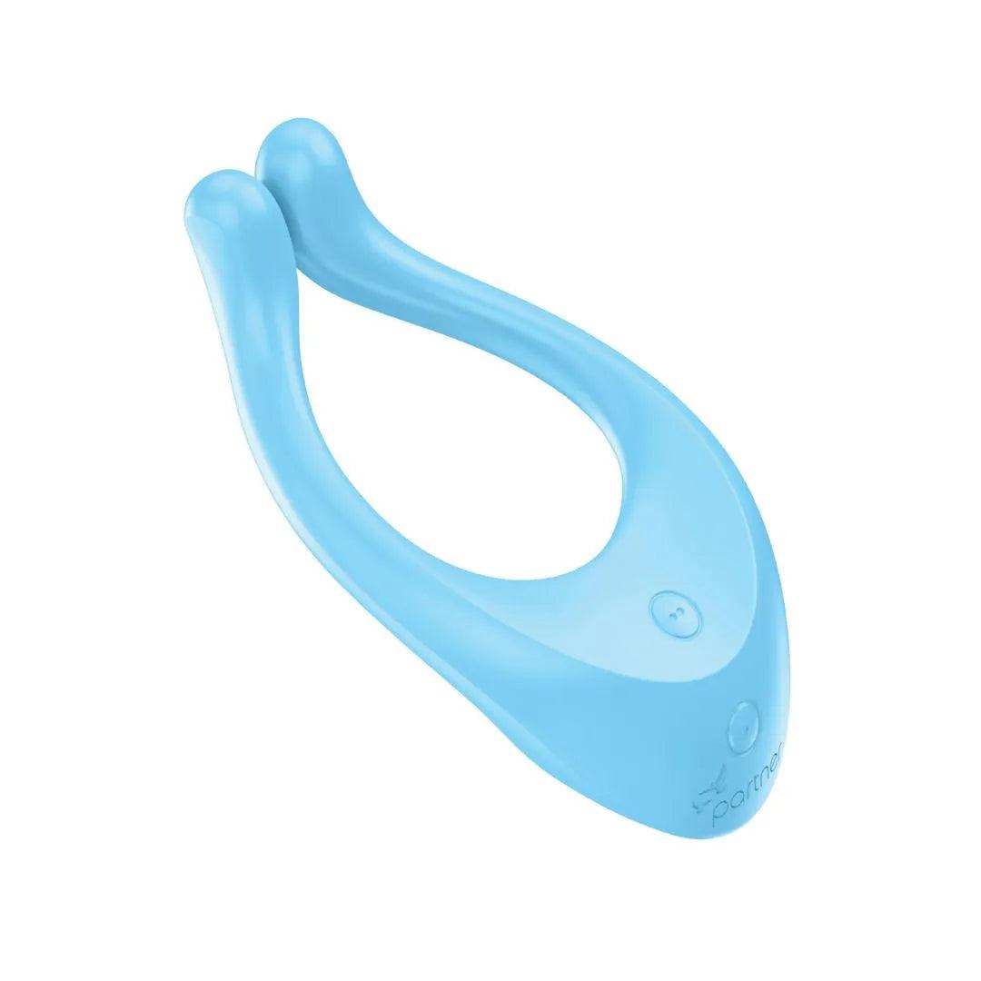 SATISFYER Paarvibrator "Endless Love" aus Silikon - mit flexiblen Armen (blau) - loveiu.ch