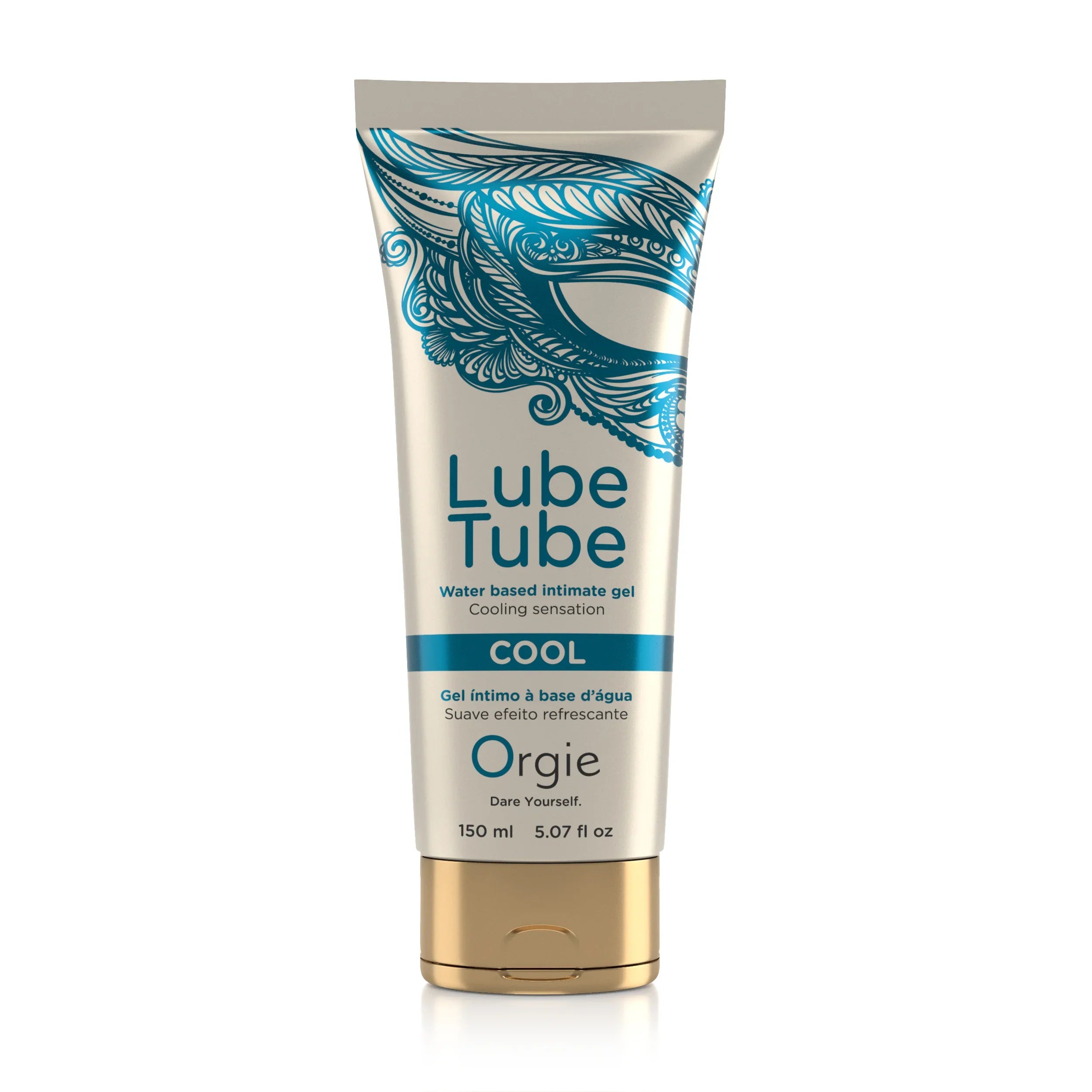 Wasserbasiertes Intimgel Lube Tube Cool, 150ml Tube, Gleitmittel für das Liebesleben