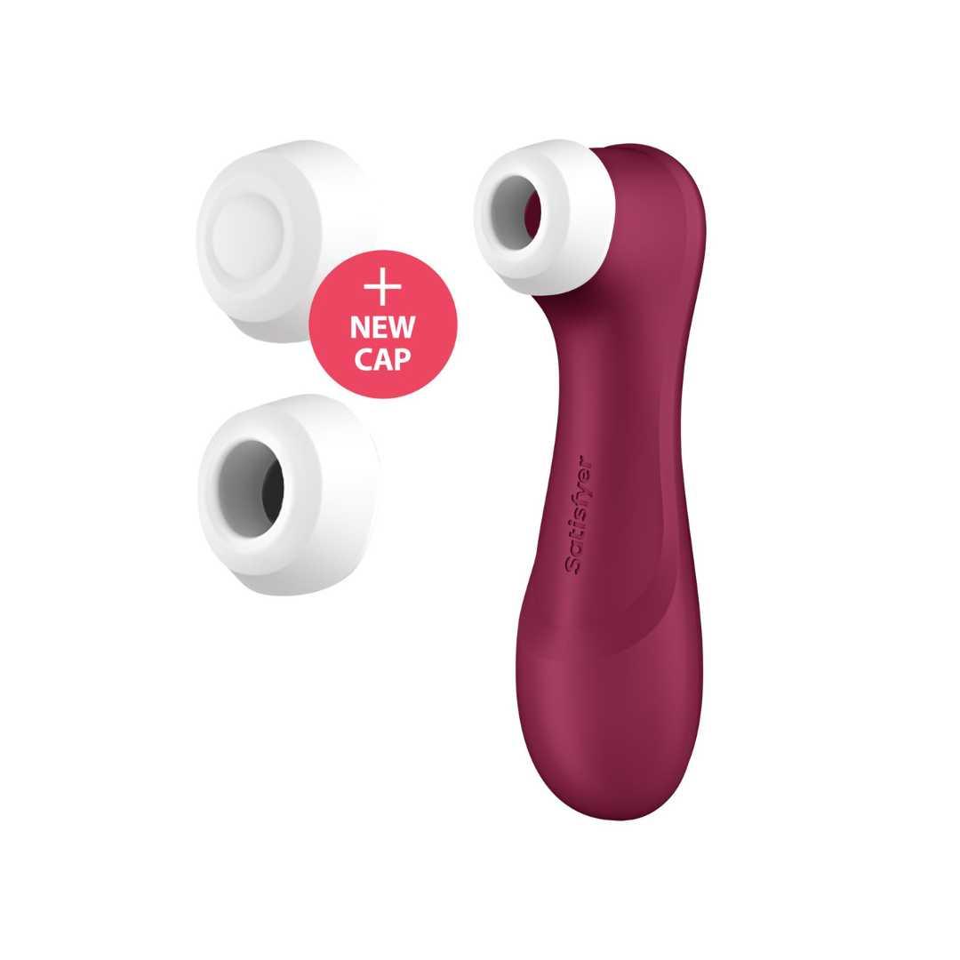 SATISFYER Auflegevibrator "Pro 2 Generation 3" - Airpulse-Technologie 16.4 cm (rot) - loveiu.ch