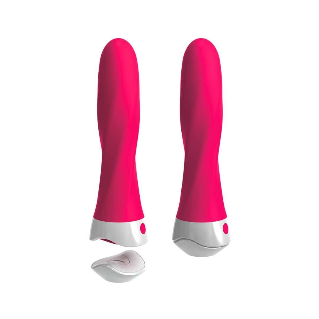 Vibrator "Wall banger deluxe" - abnehmbarer Saugfuss & Fernbedienung 19 cm (pink) - loveiu.ch