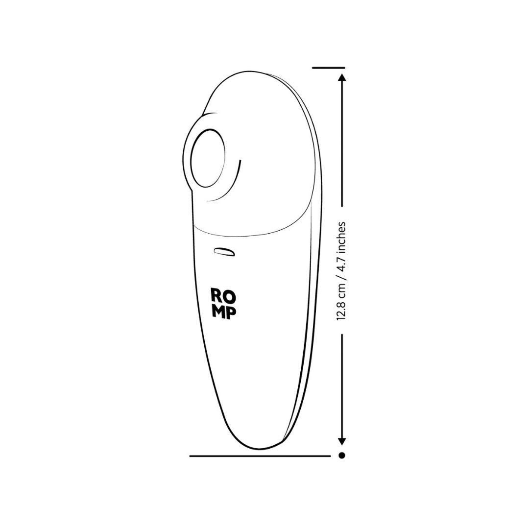 Auflegevibrator "Switch X" mit Pleasure Air Technologie - 12.8 cm (orange) - loveiu.ch
