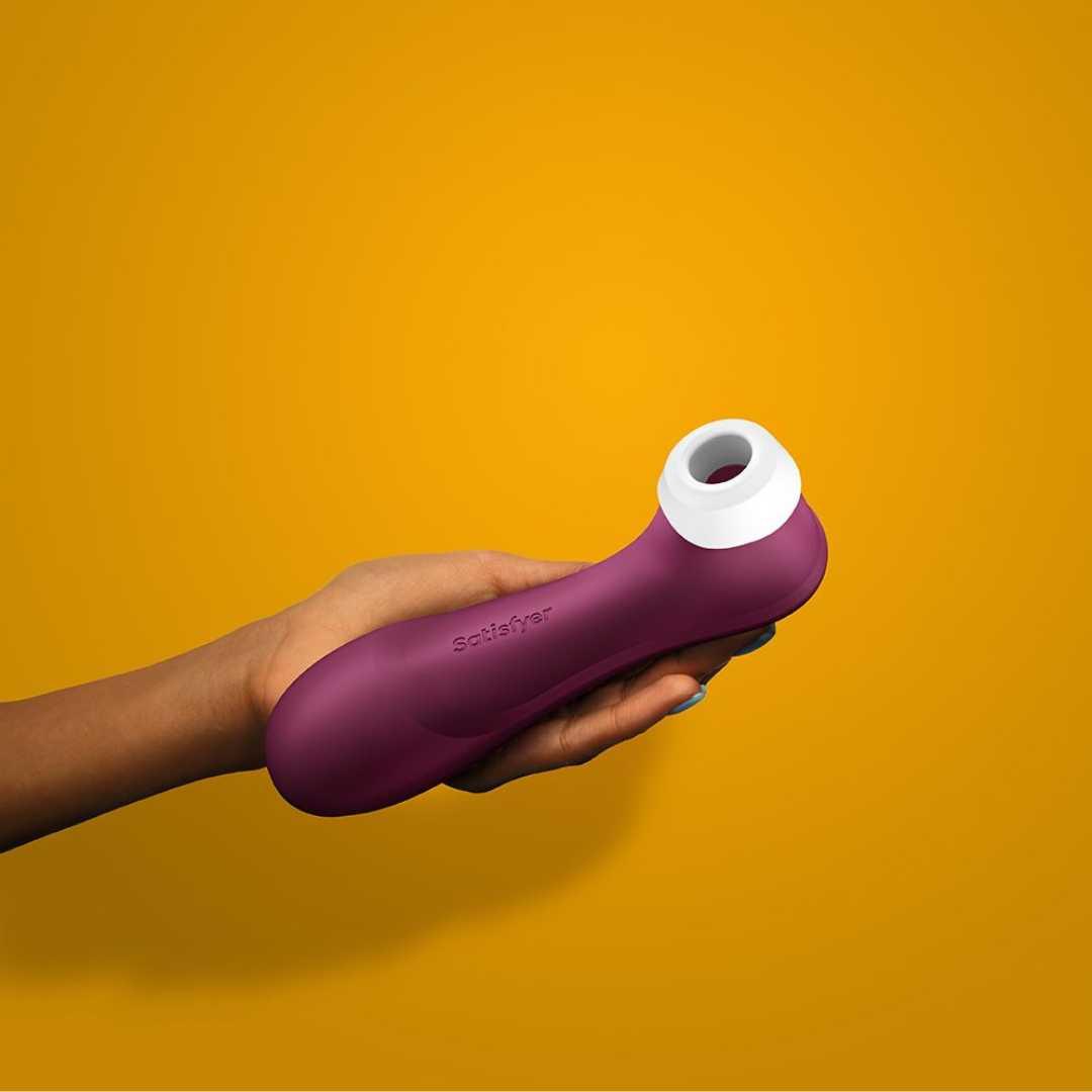 SATISFYER Auflegevibrator "Pro 2 Generation 3" - Airpulse-Technologie 16.4 cm (rot) - loveiu.ch