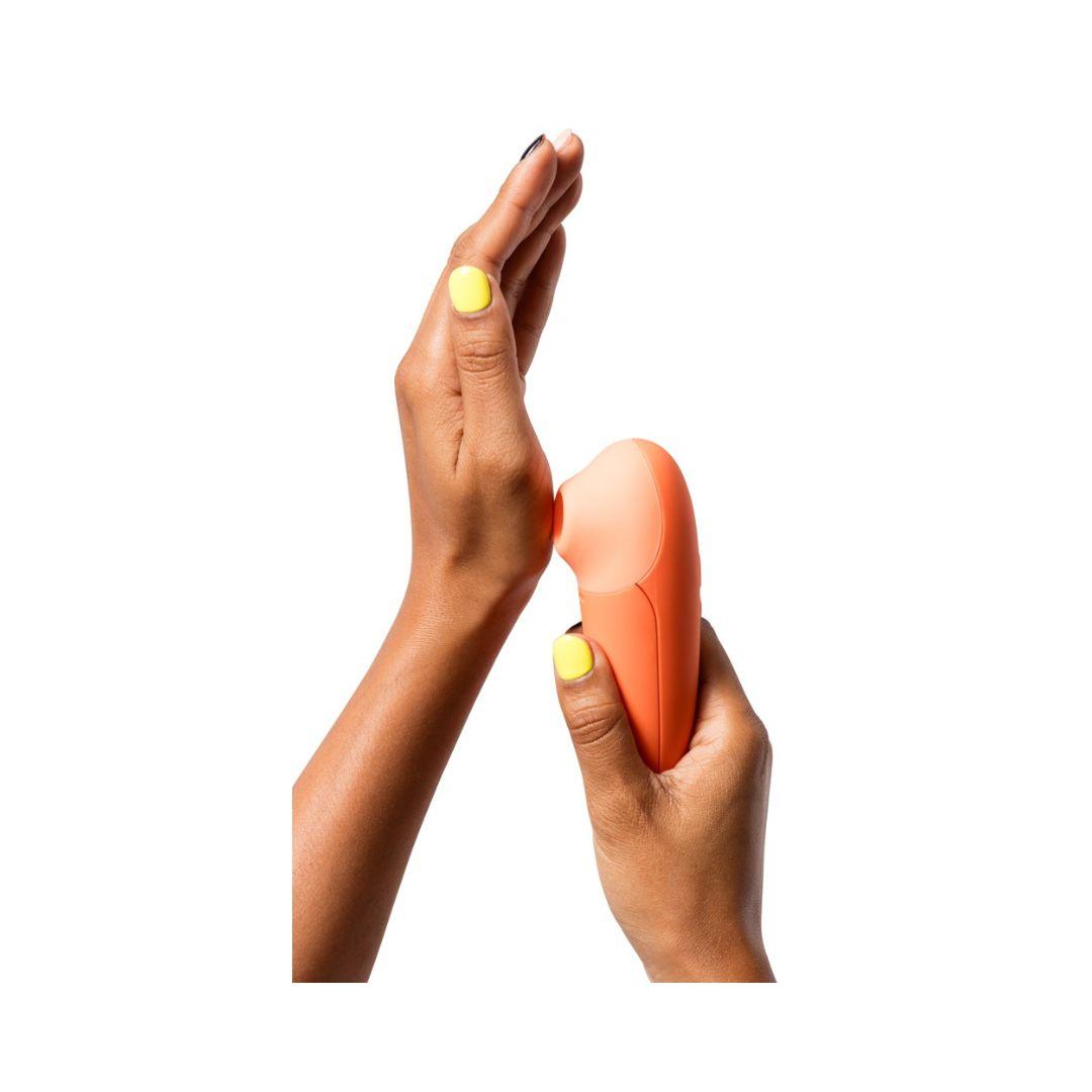 Auflegevibrator "Switch X" mit Pleasure Air Technologie - 12.8 cm (orange) - loveiu.ch