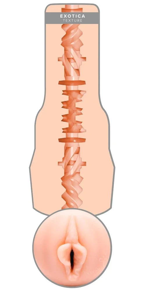 Exotica Texture Vibrator mit texturiertem Design für intensives Vergnügen