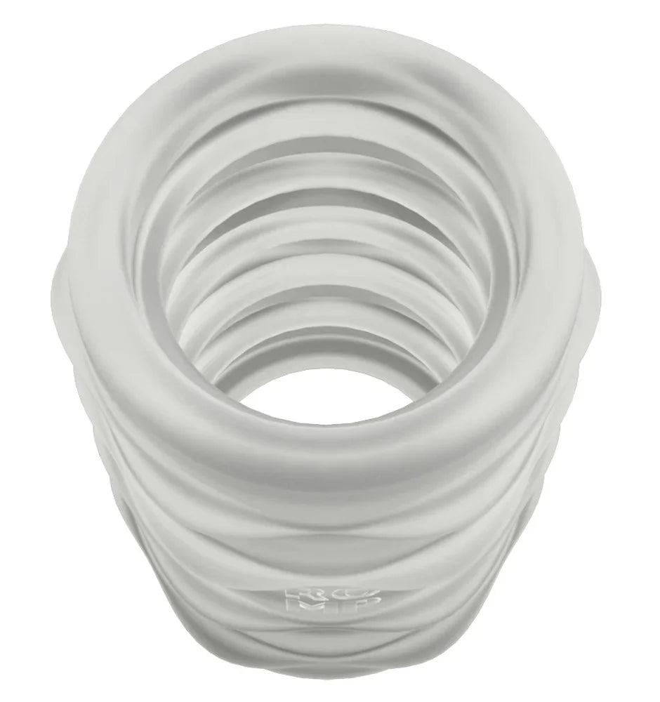 Masturbateur « Mosh » avec structure de stimulation (transparent)