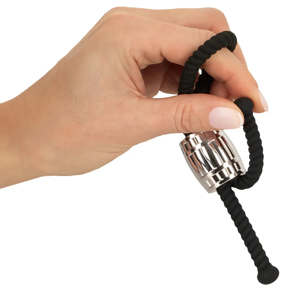 Penis-Schlaufe "Heavy Rope Cock Strap" Ø max. 11 cm (schwarz) - loveiu.ch