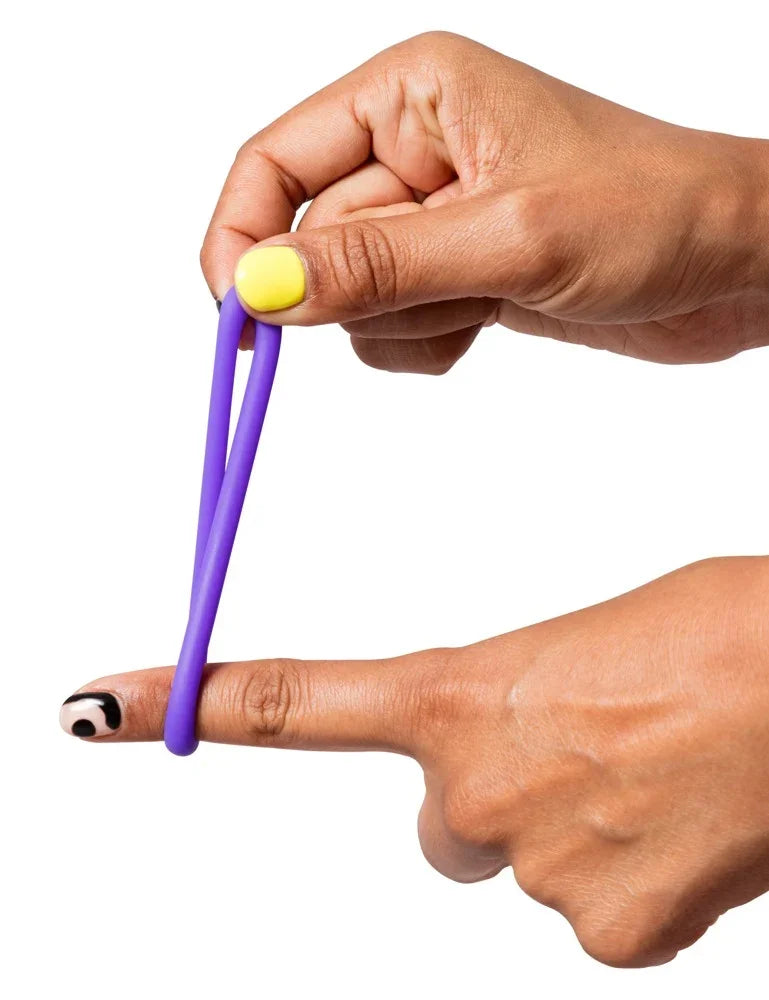 Lila Finger-Vibrator für intime Momente – diskret & sicher