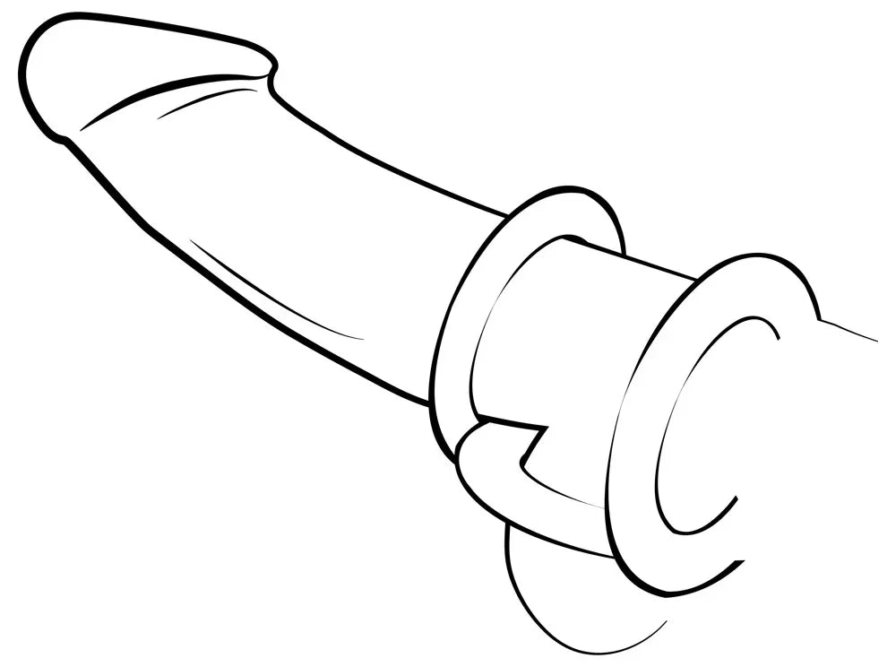 Stilisierter Dildo mit Saugnapf für intime Spiele
