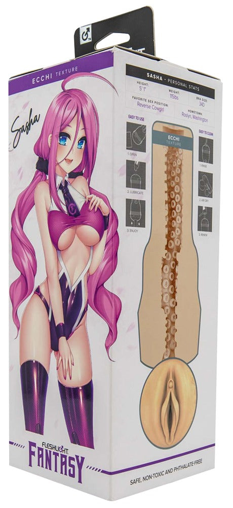 Masturbator "Sasha Nakamoto Ecchi" (hautfarben hell) von Fleshlight