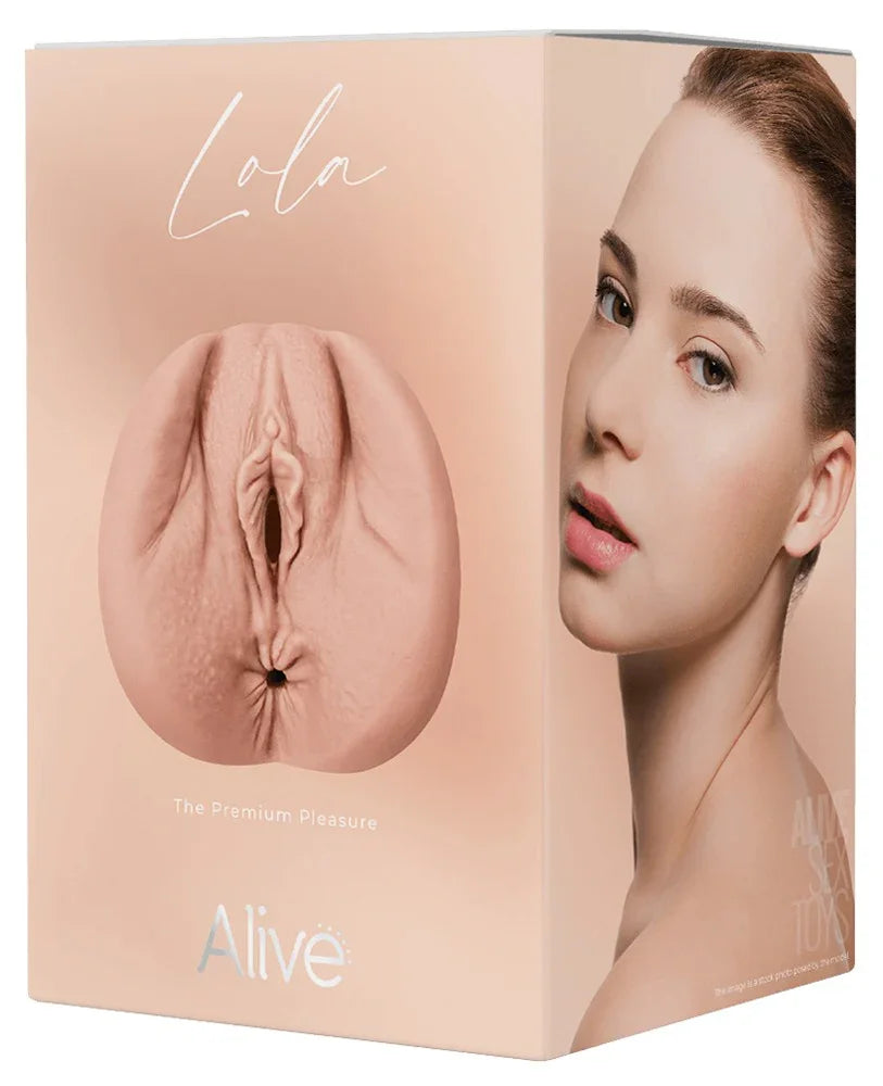 Masturbator "Lola L" in Vagina- & Anus-Optik (hautfarben hell) - loveiu.ch