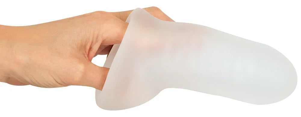 Manchon pénien « Manchon épaississant » avec anneau testiculaire - Ø 2,4 cm (transparent)