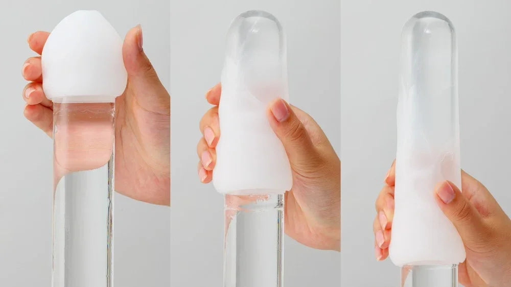Weicher Silikon-Vibrator mit transparentem Griff – ideal für intime Momente