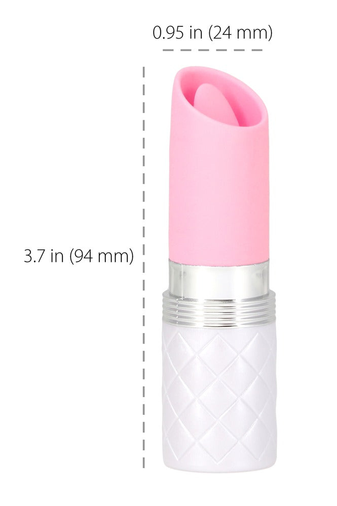 Minivibrator "Lusty" aus Silikon - Vibro-Zunge 9.4 cm (rosa)