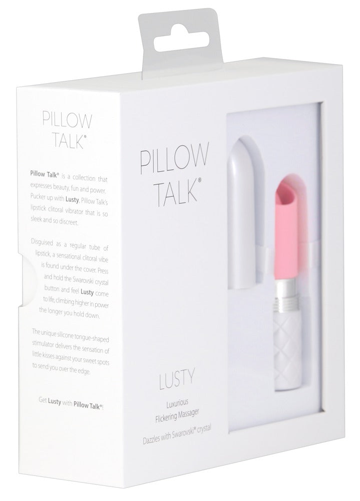 Minivibrator "Lusty" aus Silikon - Vibro-Zunge 9.4 cm (rosa)