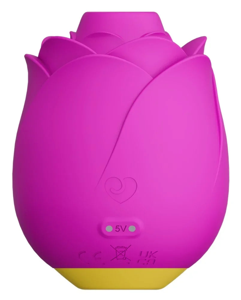 Lila Rosen-Vibrator mit USB-Ladung für intimen Genuss