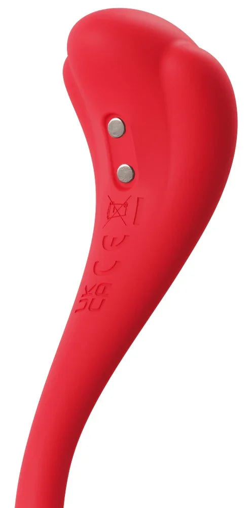 Silicone vibrator "Vibro Egg Phoenix Neo 2" - controllable via app (red)