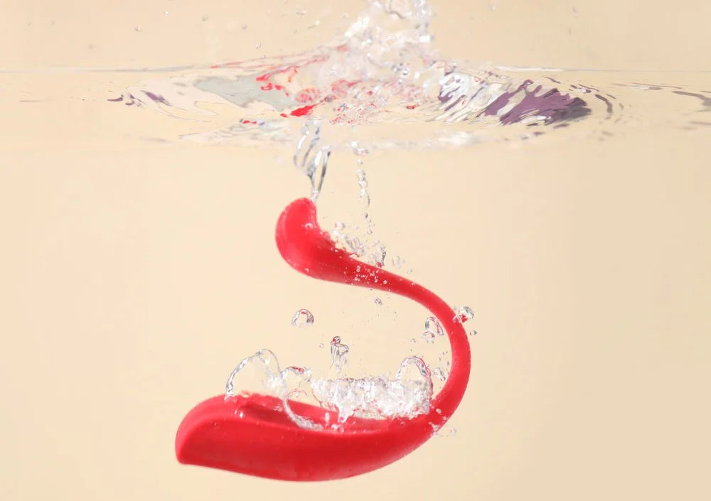 Silicone vibrator "Vibro Egg Phoenix Neo 2" - controllable via app (red)