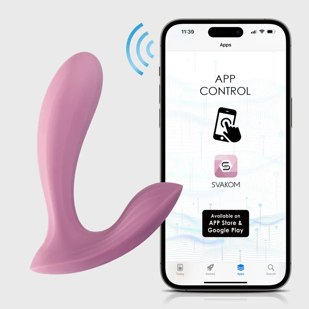 Panty Vibrator „Erica“ von Svakom – App- & Long-Distance-steuerbar (rosa)