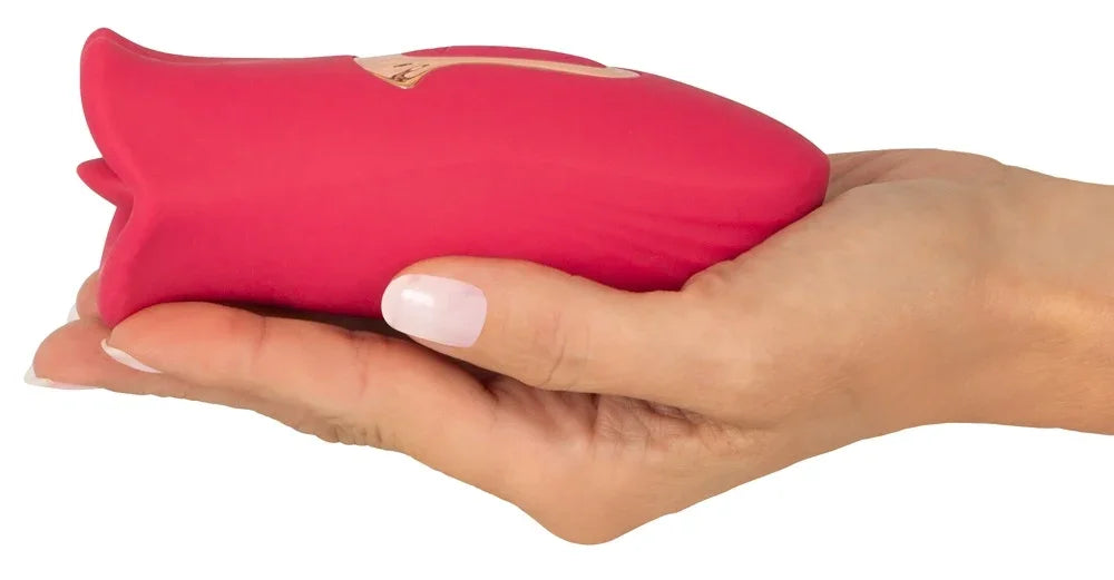 Rosa Vibrator in Hand – diskretes Liebesleben mit Sexshop-Produkten