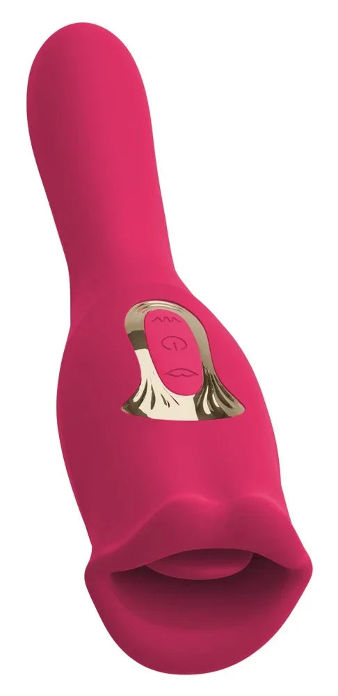 Rosa Vibrator mit Gesichtsdesign für intime Momente – diskret & sicher
