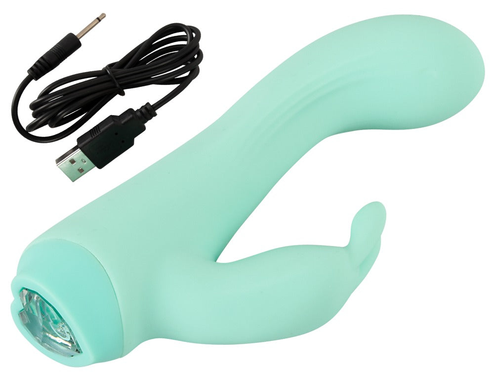 Minivibrator "Cuties" aus Silikon - G-Spot & klein 13.6 cm (grün) - loveiu.ch