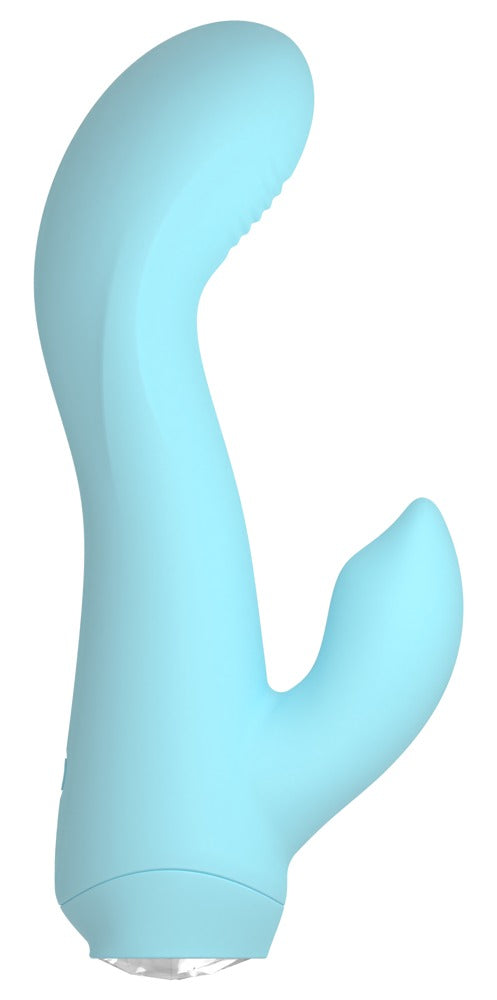 Minivibrator "Cuties" aus Silikon - G-Spot & klein 13.7 cm (blau) - loveiu.ch