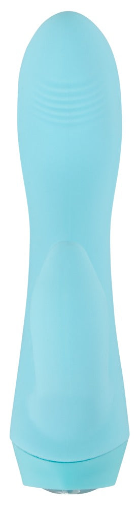 Minivibrator "Cuties" aus Silikon - G-Spot & klein 13.7 cm (blau) - loveiu.ch