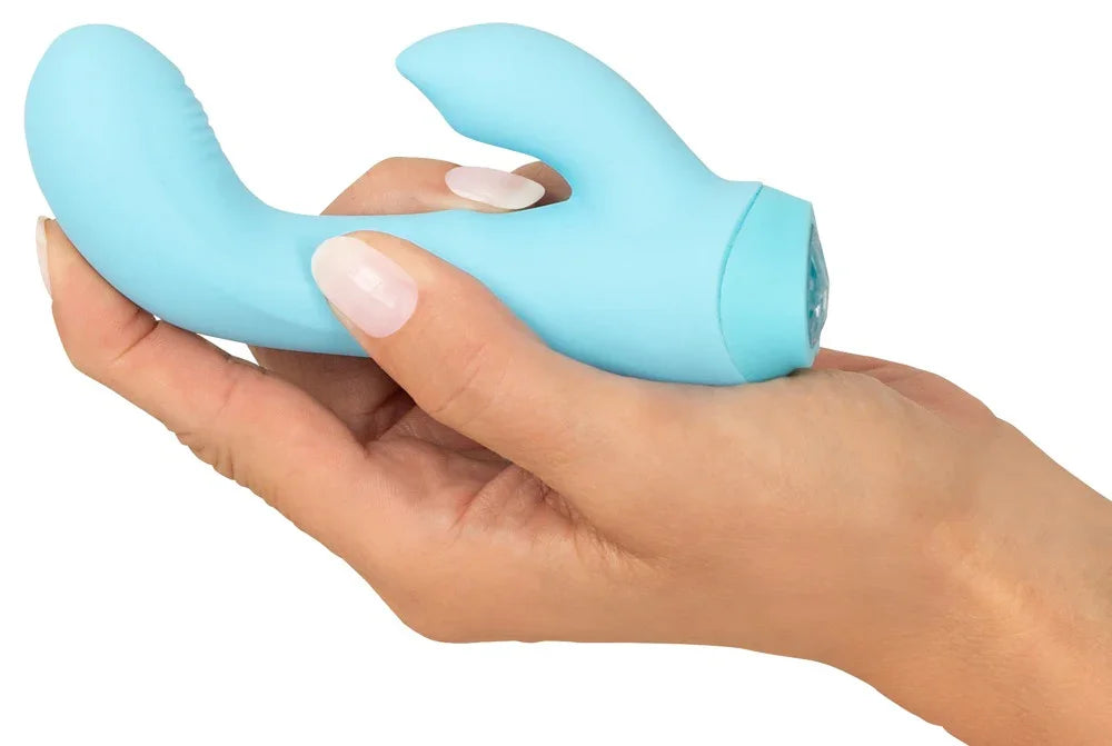 Minivibrator "Cuties" aus Silikon - G-Spot & klein 13.7 cm (blau) - loveiu.ch