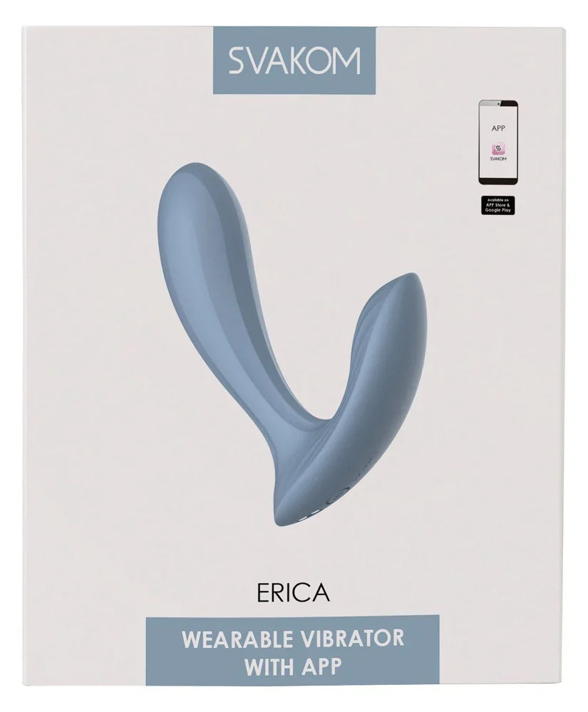 Panty Vibrator „Erica“ von Svakom – App- & Long-Distance-steuerbar (blau)