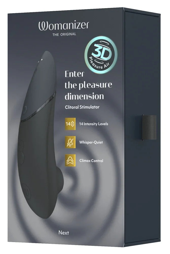 Womanizer NEXT Vibromasseur à poser avec pulsateur - 19,3 cm (noir)