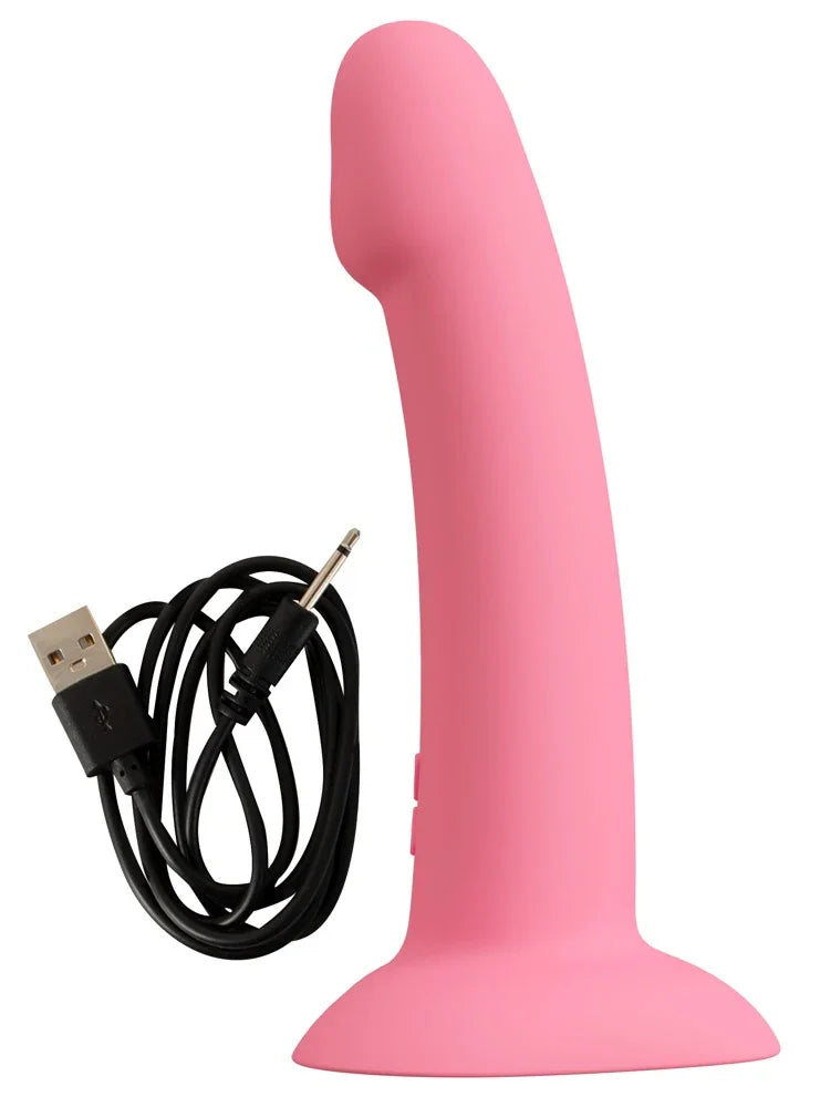 Rosa Vibrator mit USB-Ladekabel, modernes Sexspielzeug für Erwachsene, diskret und hygienisch