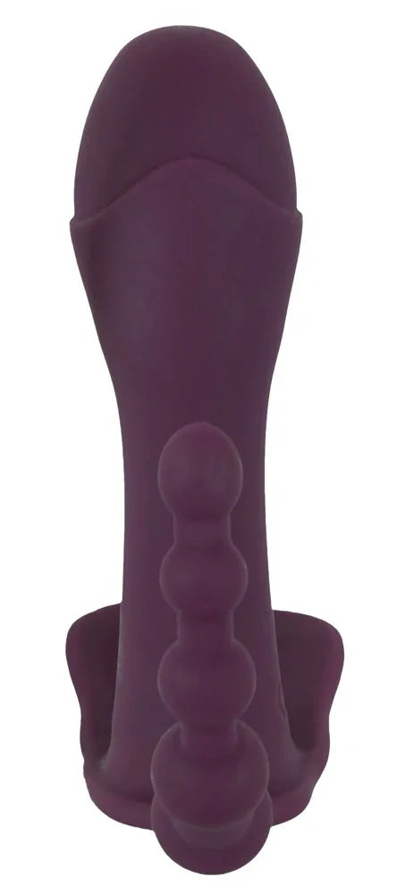 Panty-Vibrator „ARIVA RC“ aus Silikon – Panty-Tragbar, 3-Motoren (lila)