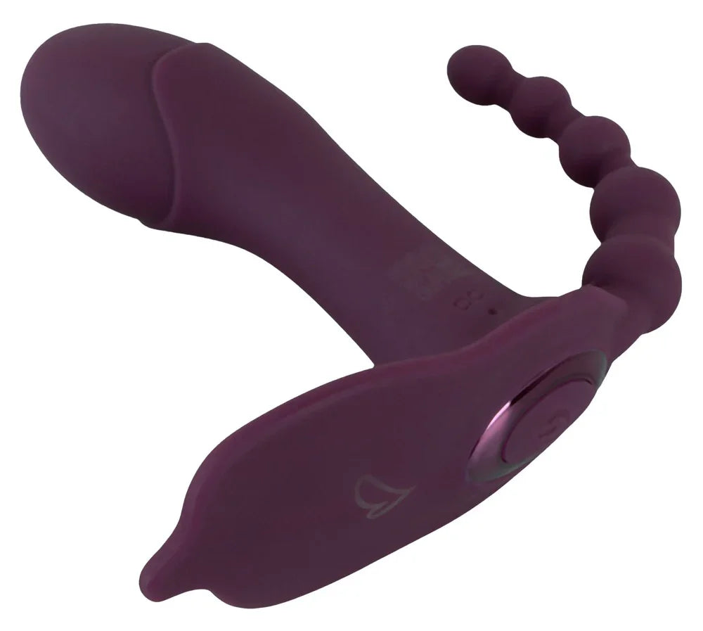 Panty-Vibrator „ARIVA RC“ aus Silikon – Panty-Tragbar, 3-Motoren (lila)