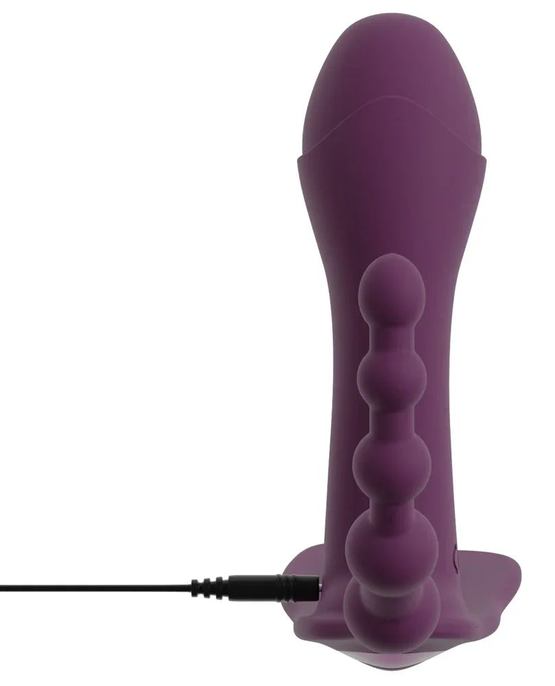 Panty-Vibrator „ARIVA RC“ aus Silikon – Panty-Tragbar, 3-Motoren (lila)