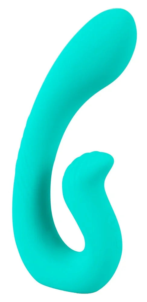 Dual-Heads-Vibrator „NAIRA“ – 2 Motoren & 20 Kombimodi (türkis)