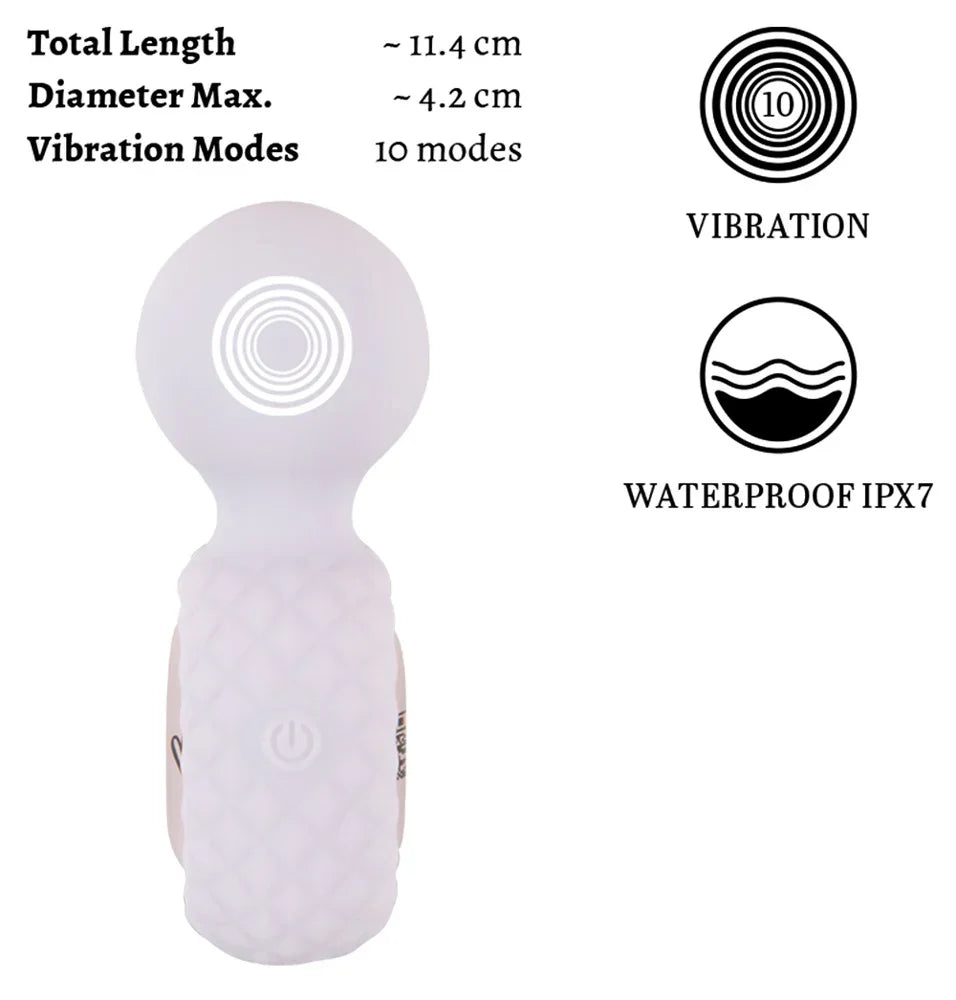 Massager „Celoro Mini Wand“ aus Silikon – 20.9 cm (lila) - loveiu.ch