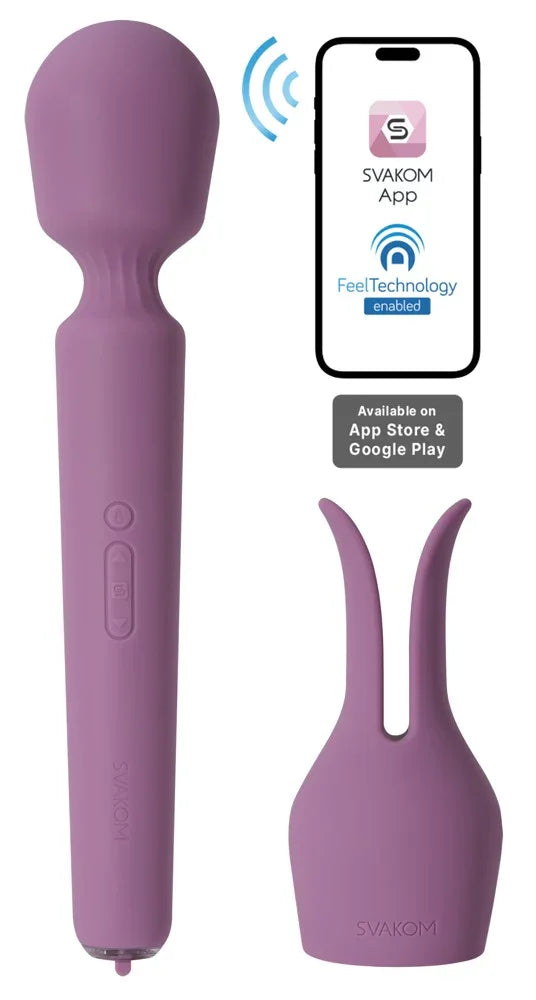 Massager „Emma Neo 2“ von Svakom aus Silikon – 20.9 cm (lila) - loveiu.ch