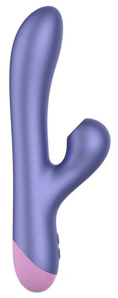 Rabbitvibrator "Pulse" mit Klitorisreizer 22 cm (lila)