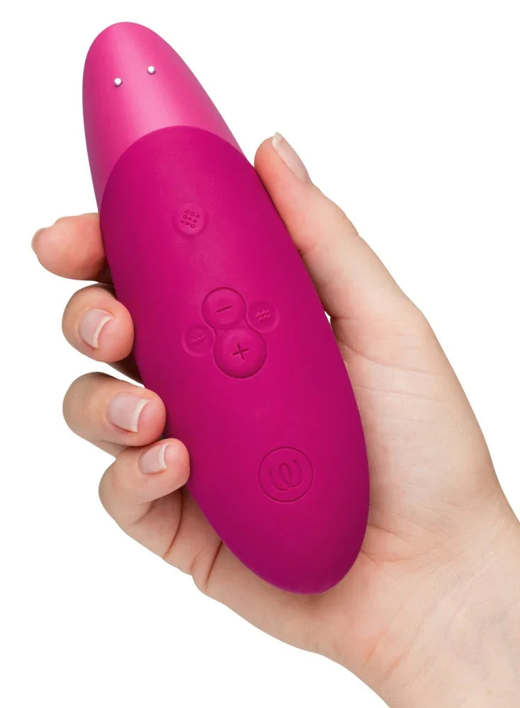 Womanizer ENHANCE Vibromasseur à poser avec pulsateur - 15,8 cm (rose)